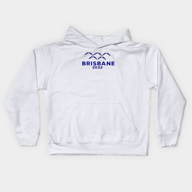 Brisbane Queensland Australia Kids Hoodie by DiegoCarvalho